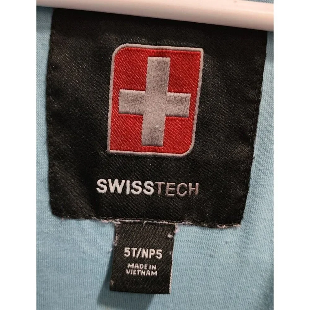 Swiss‎ Tech Toddler Kids Heavyweight Hooded Jacket Multi Blue/WhiteSize 5T